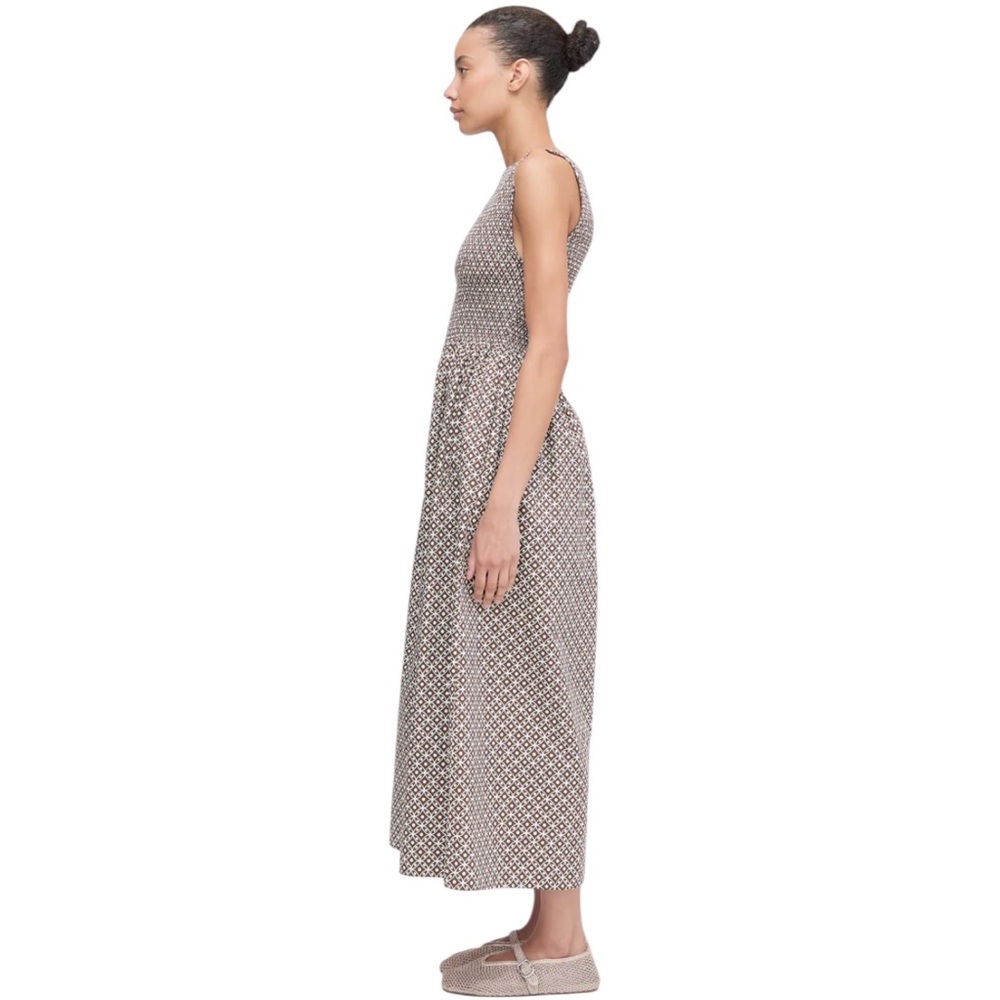 Hill House Cosima Nap Dress Chocolate Lattice XS - Picture 4 of 8